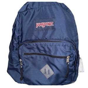 JanSport City Scout Backpack Mens OS Navy Blue Excellent JS00T29A Laptop Bag